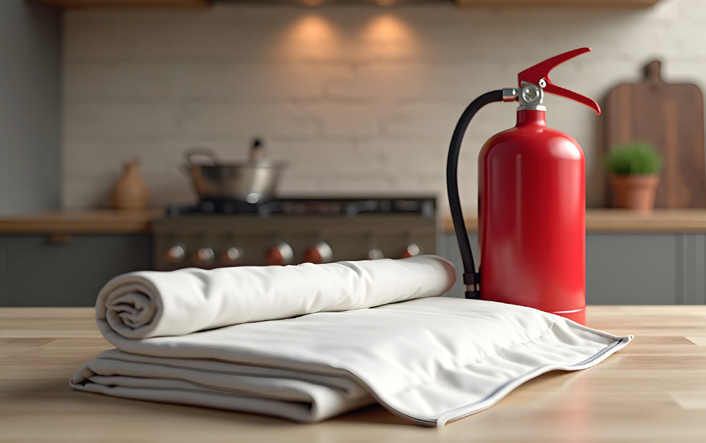 Complete Guide to Kitchen Fire Safety Tools: Fire Blanket vs. Extinguisher