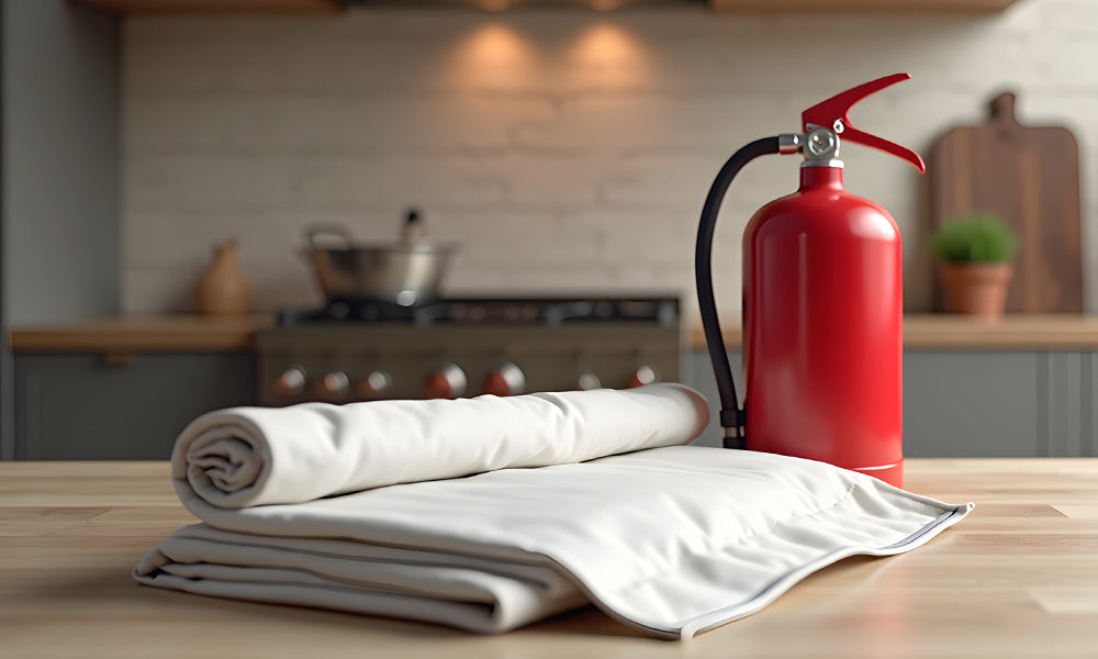 Complete Guide to Kitchen Fire Safety Tools: Fire Blanket vs. Extinguisher