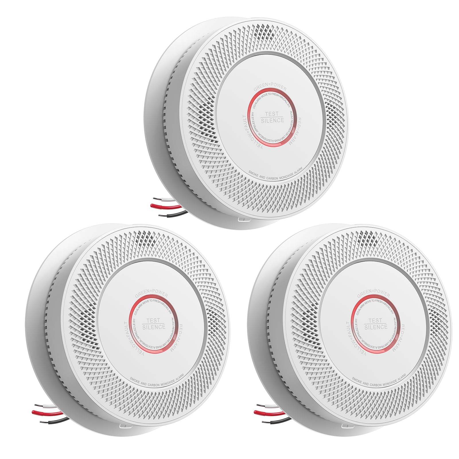 Siterwell A8612B-6AR Hardwired Interconnected Smoke & CO Detector