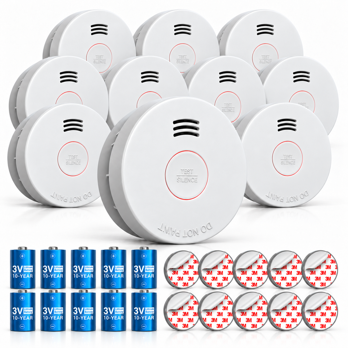 GS525A 10-Year Battery Photoelectric Smoke Detector