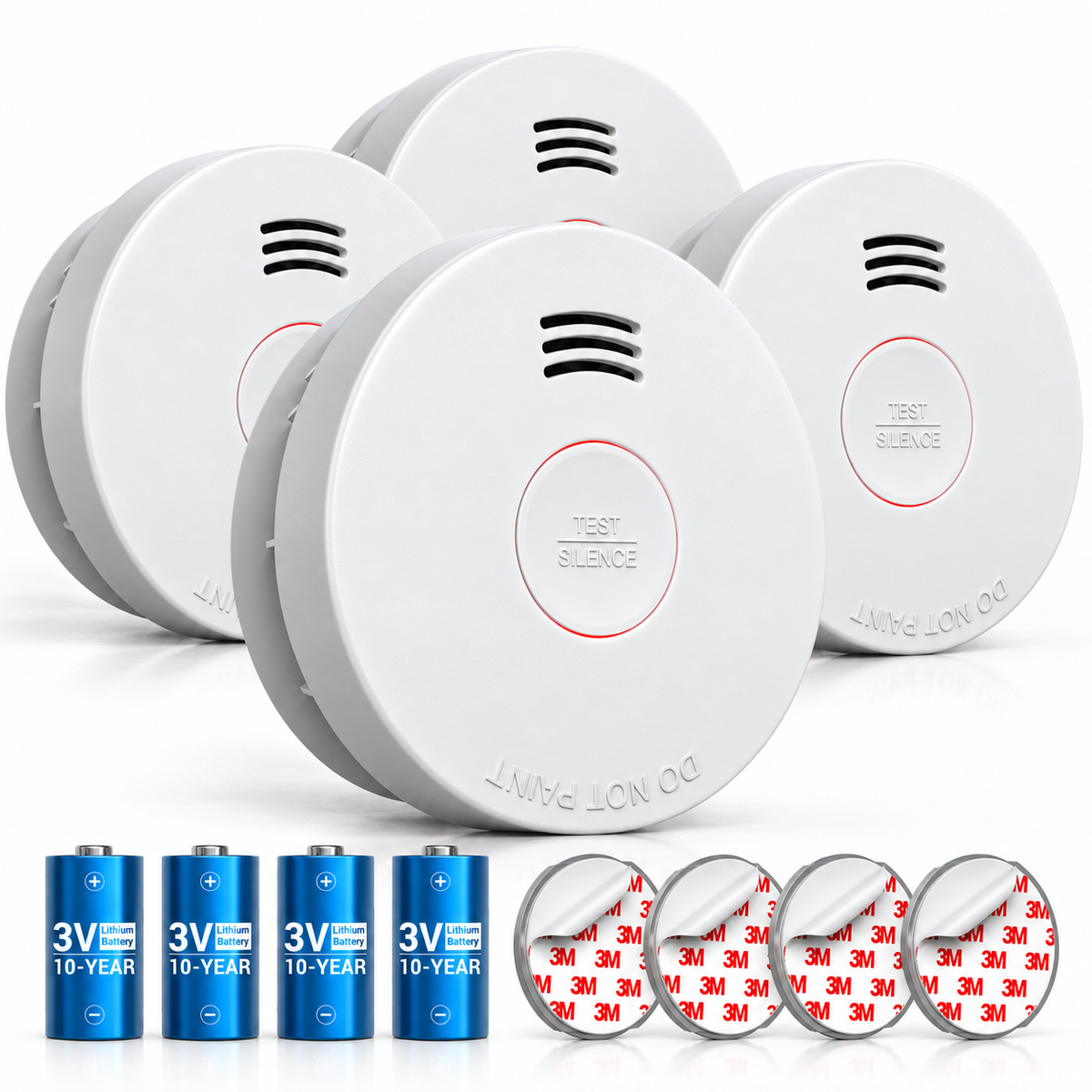 GS525A 10-Year Battery Photoelectric Smoke Detector