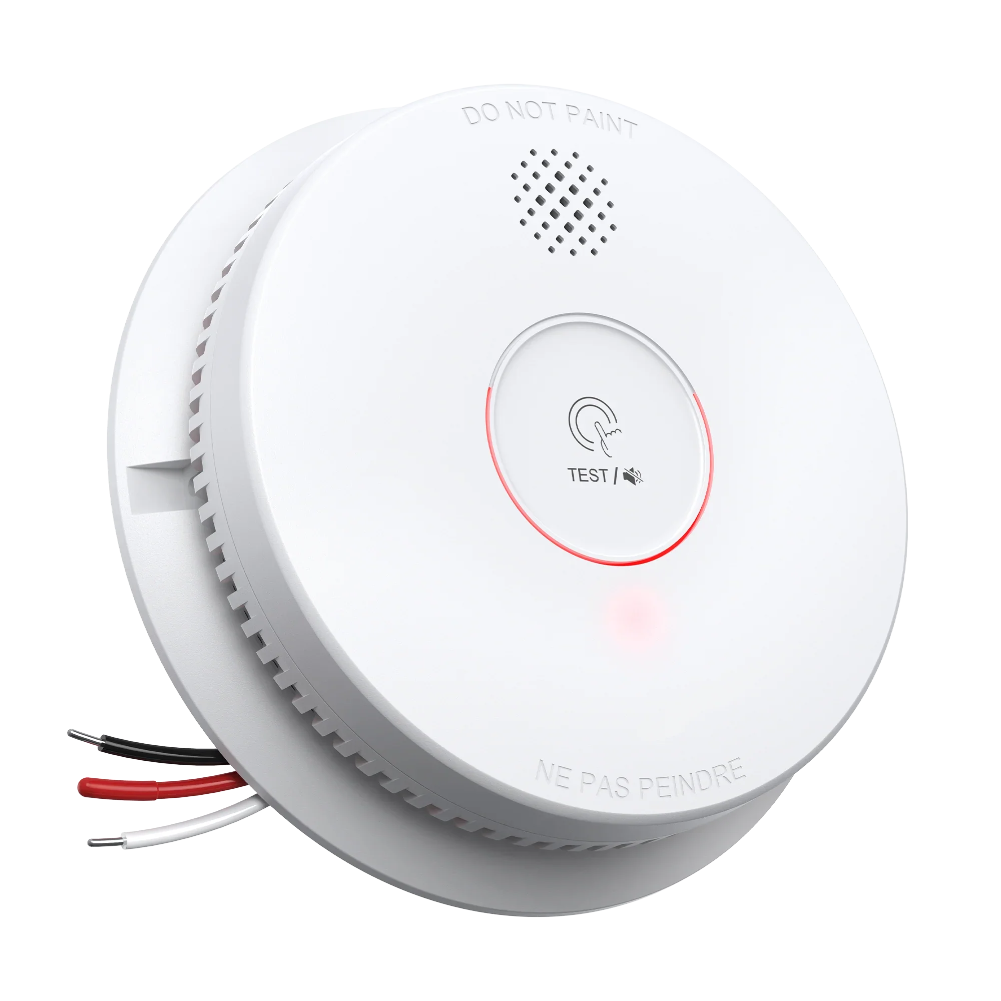 SITERWELL GS562A Hardwired Interconnected Smoke Alarm(Detector) with Test/Silence Button | 9V Backup Battery | UL217 Listed