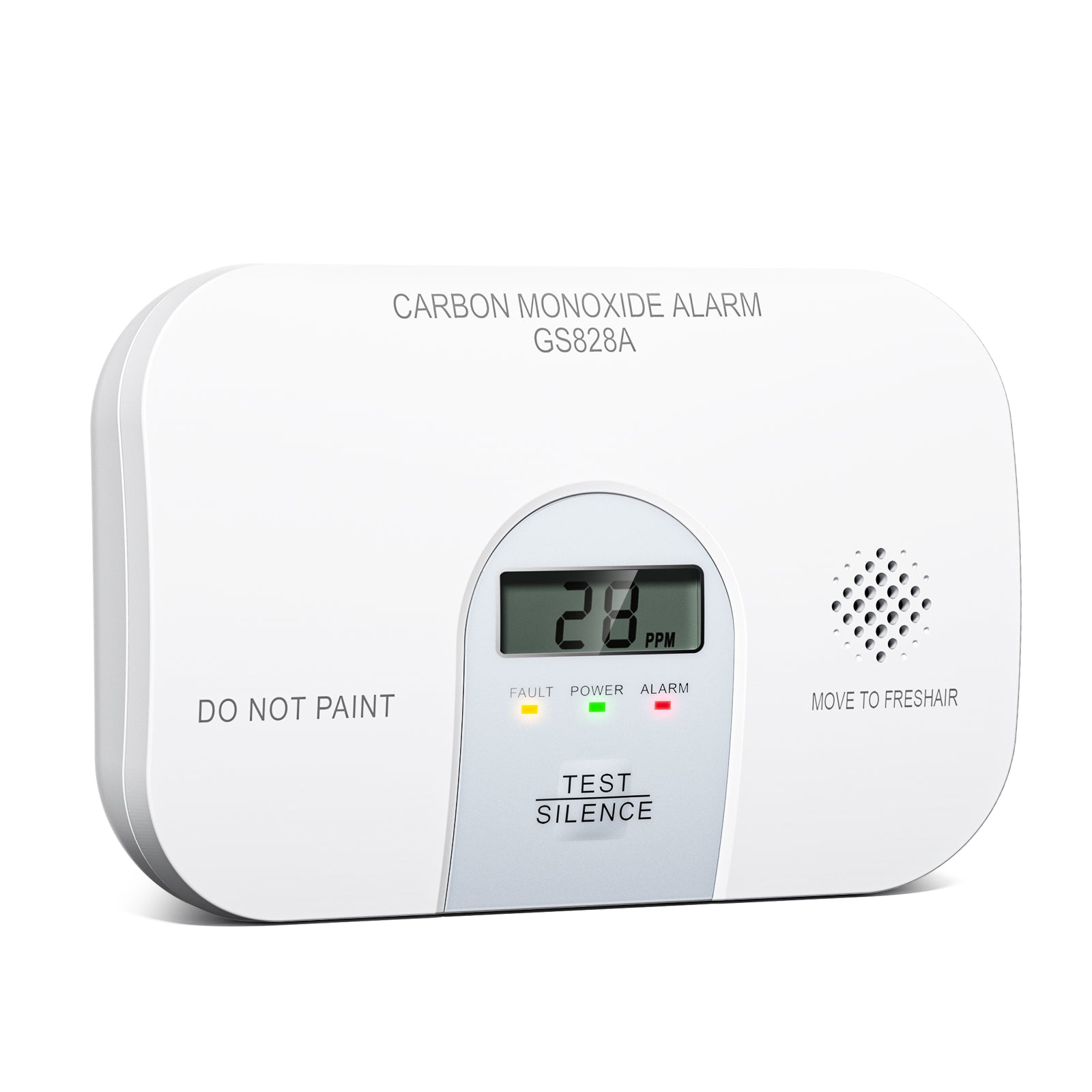 Siterwell GS828A Carbon Monoxide Detector With LCD Digital Display and Sound Warning