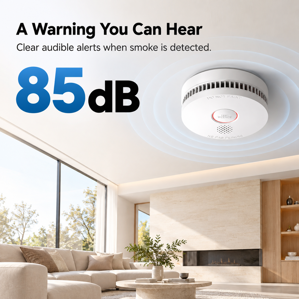 GS509A 10-Year Product Life Photoelectric Smoke Detector