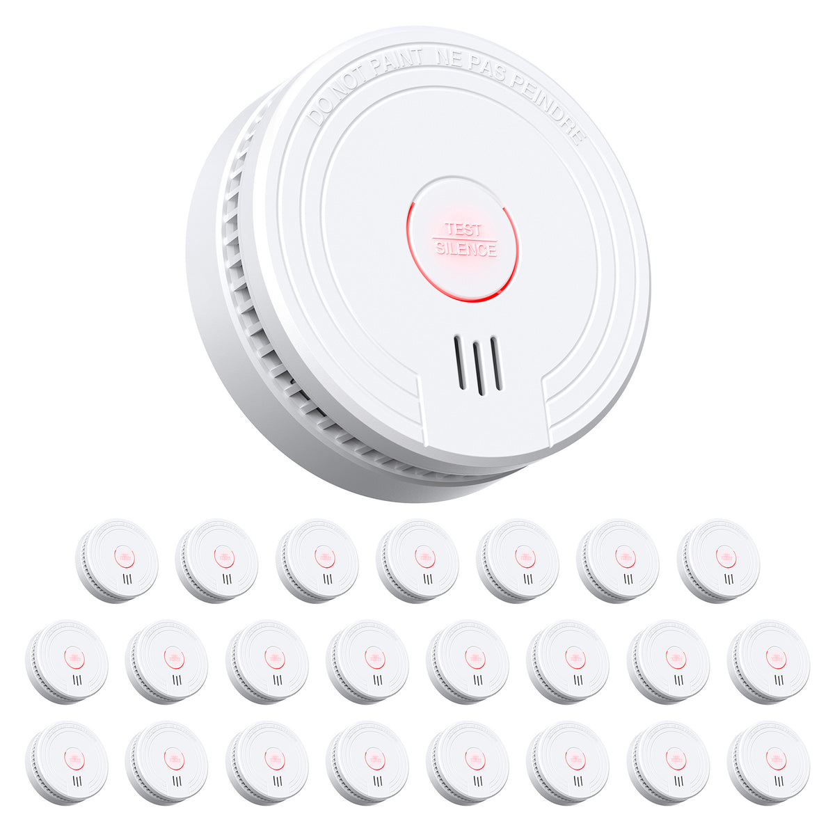 GS509A-2NCDR Photoelectric Smoke Detector with 9V Battery