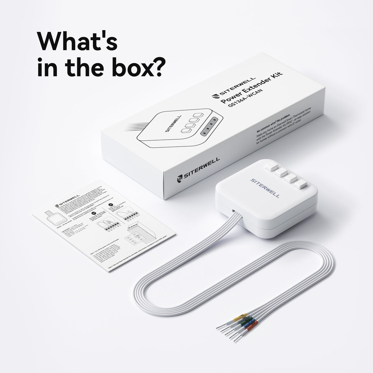 SITERWELL Smart Thermostate C-Wire Connector