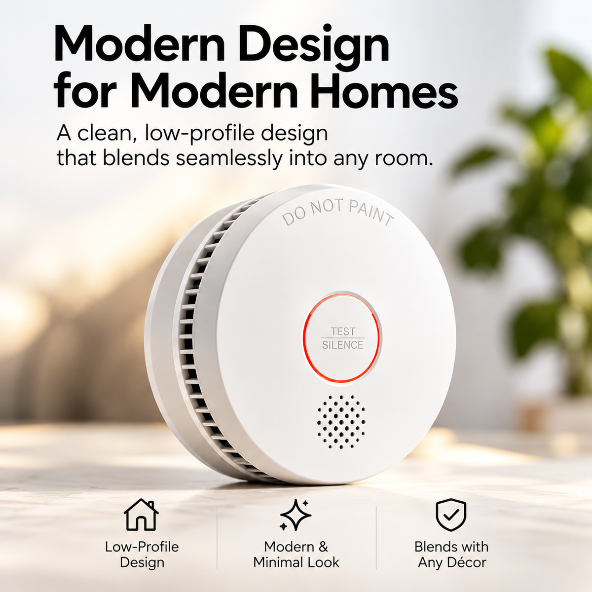 GS509A 10-Year Product Life Photoelectric Smoke Detector