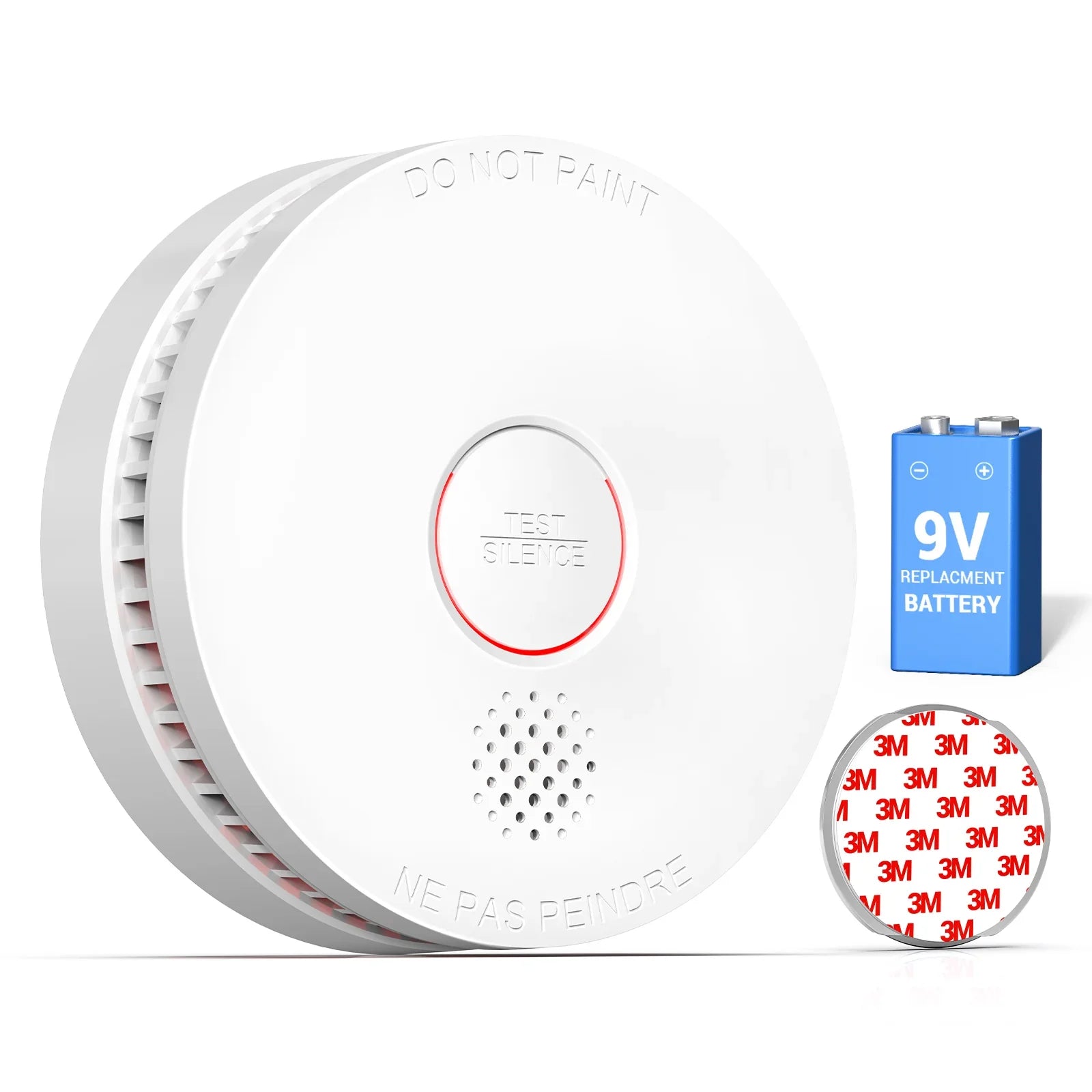 SITERWELL GS509A UL217 Listed Smoke Alarm (Detector) with Magnetic Fastening Kit | 10 Year Product Life