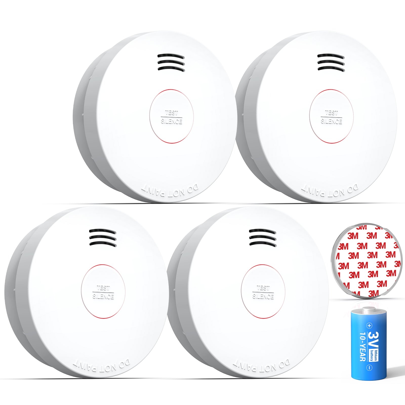 Siterwell GS525A Standalone Smoke Detector with 10-Year Battery