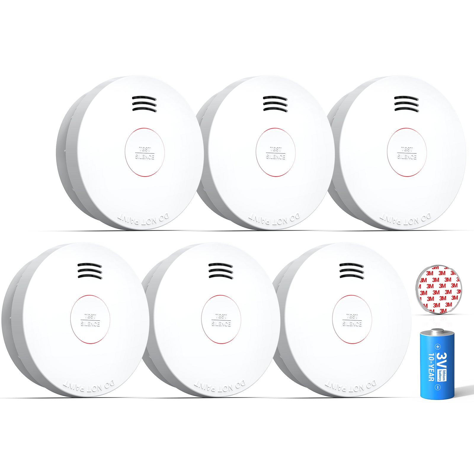 Siterwell GS525A Standalone Smoke Detector with 10-Year Battery