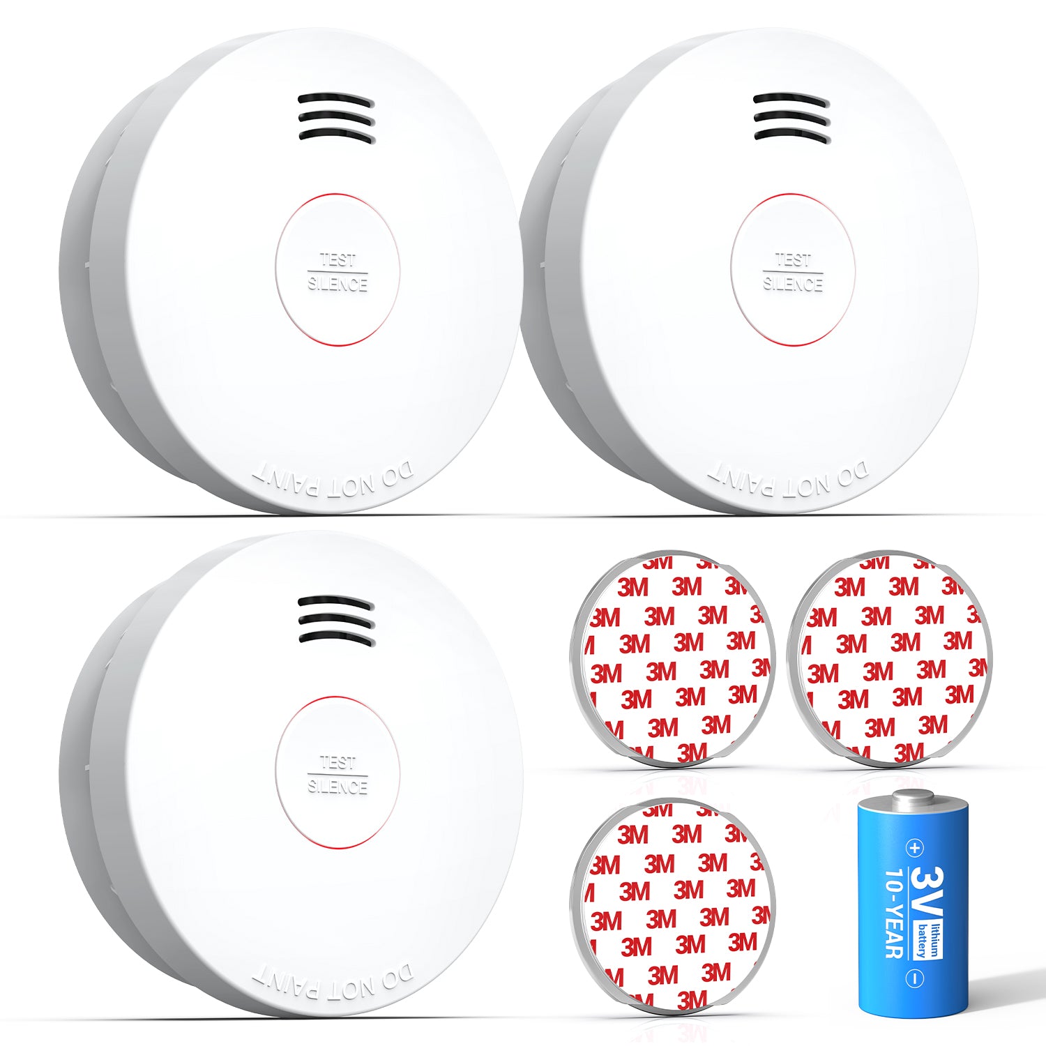 Siterwell GS525A Standalone Smoke Detector with 10-Year Battery