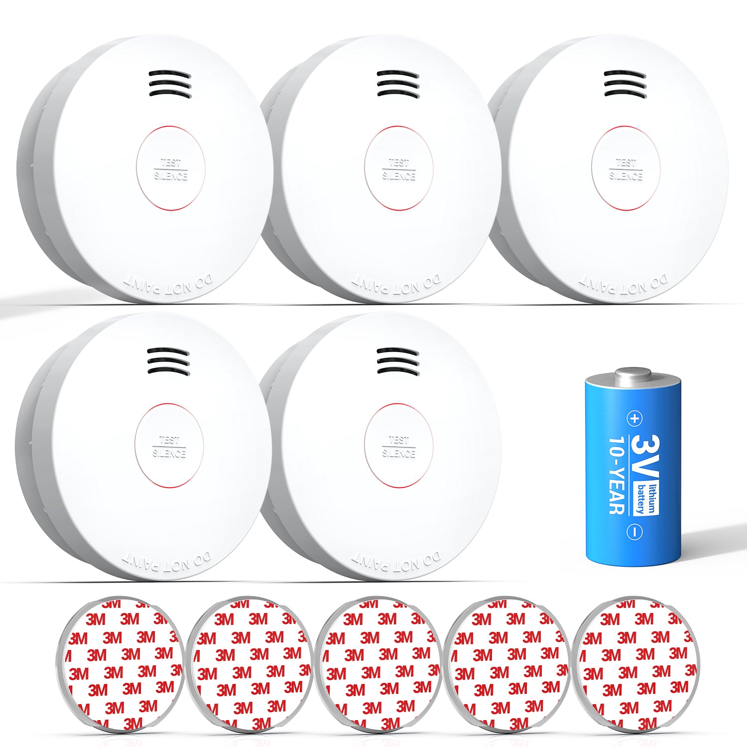 Siterwell GS525A Standalone Smoke Detector with 10-Year Battery