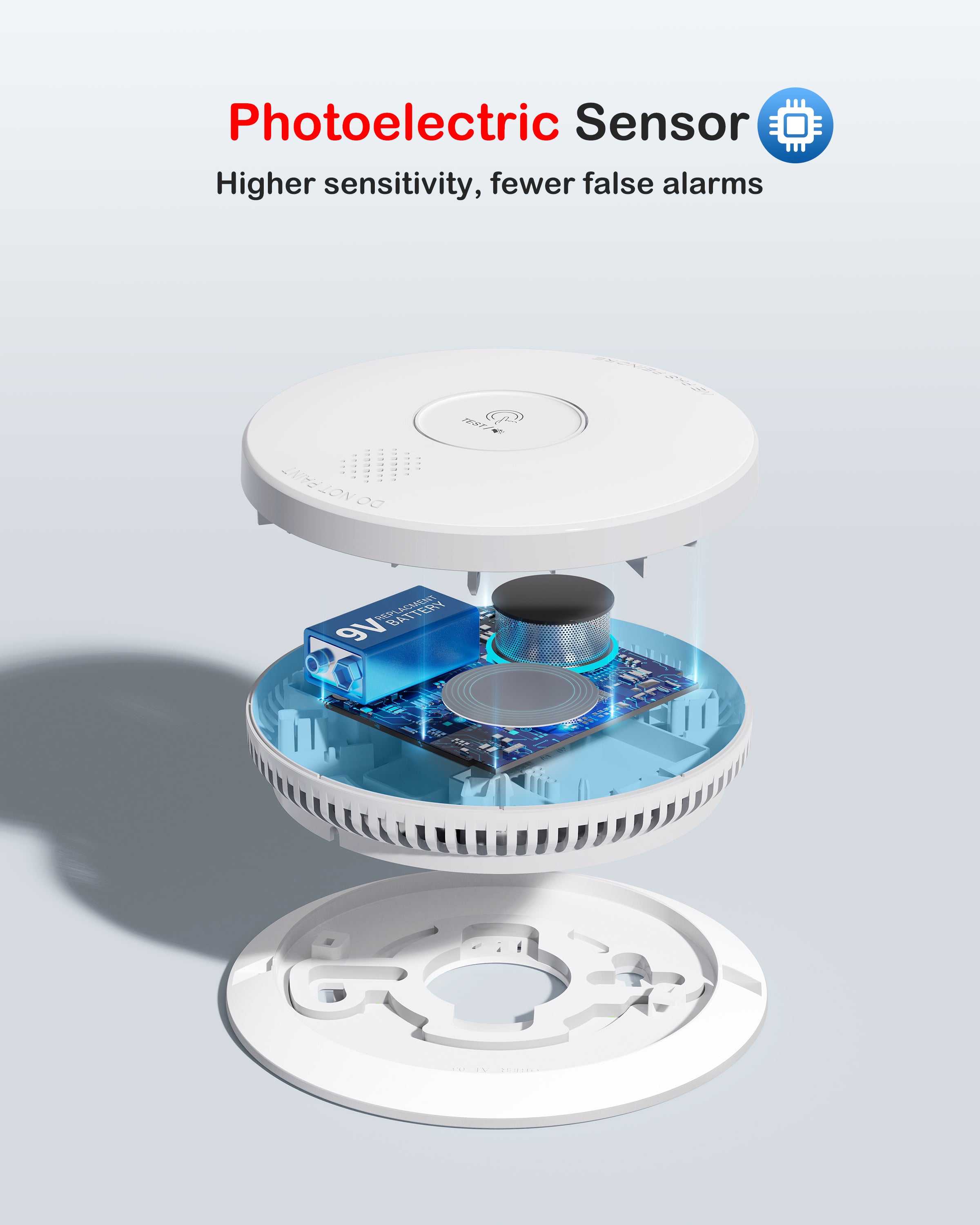 Siterwell GS562A Hardwired Interconnected Smoke Detector - 2 Pack