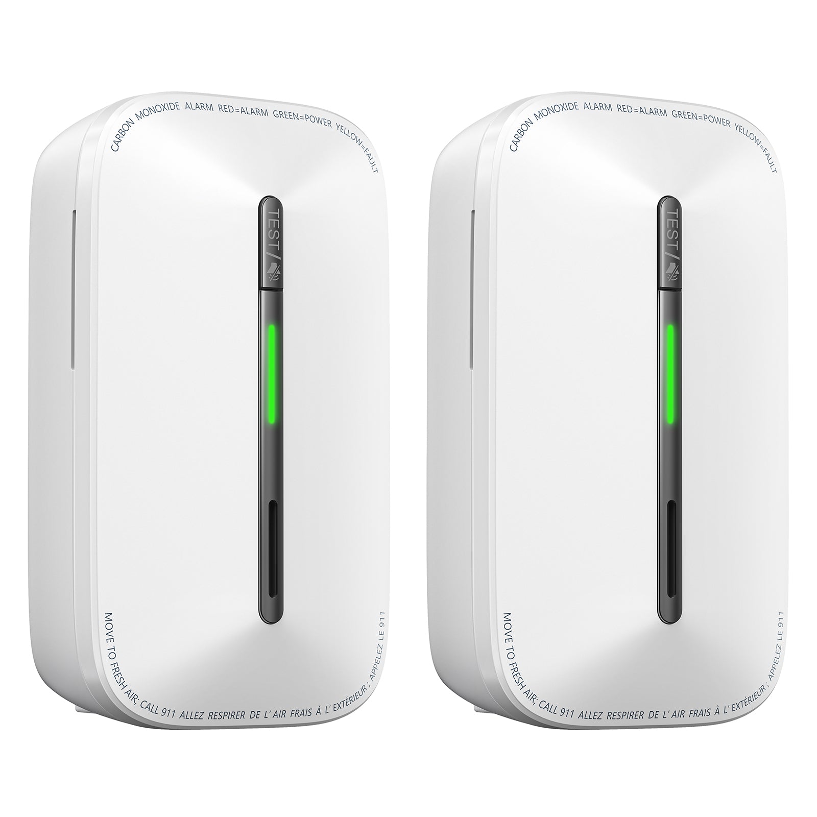 Siterwell A4602A-7 10-Year Lifespan Plug-in Portable CO Detector - 2 Pack