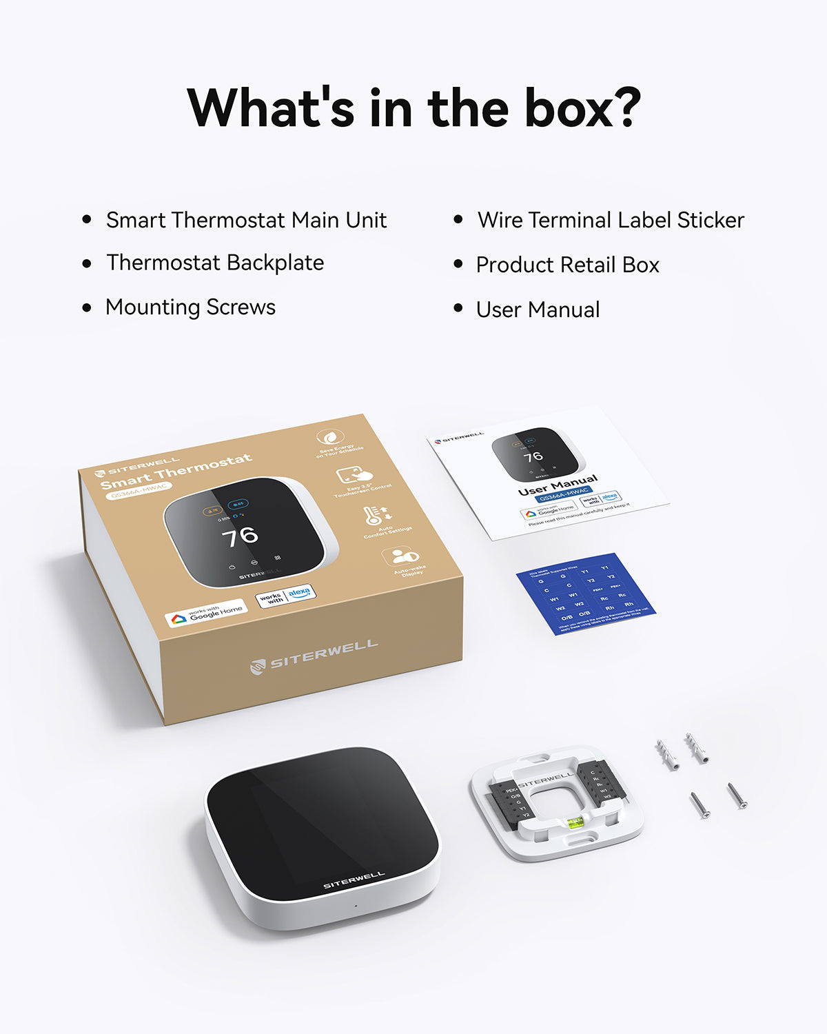 Siterwell GS366 Smart Thermostat