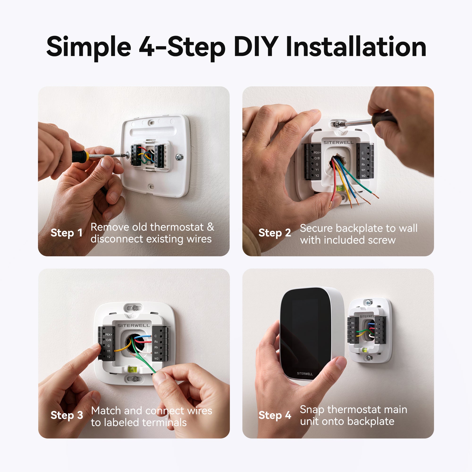 Siterwell Smart Thermostat GS366A-MWAC