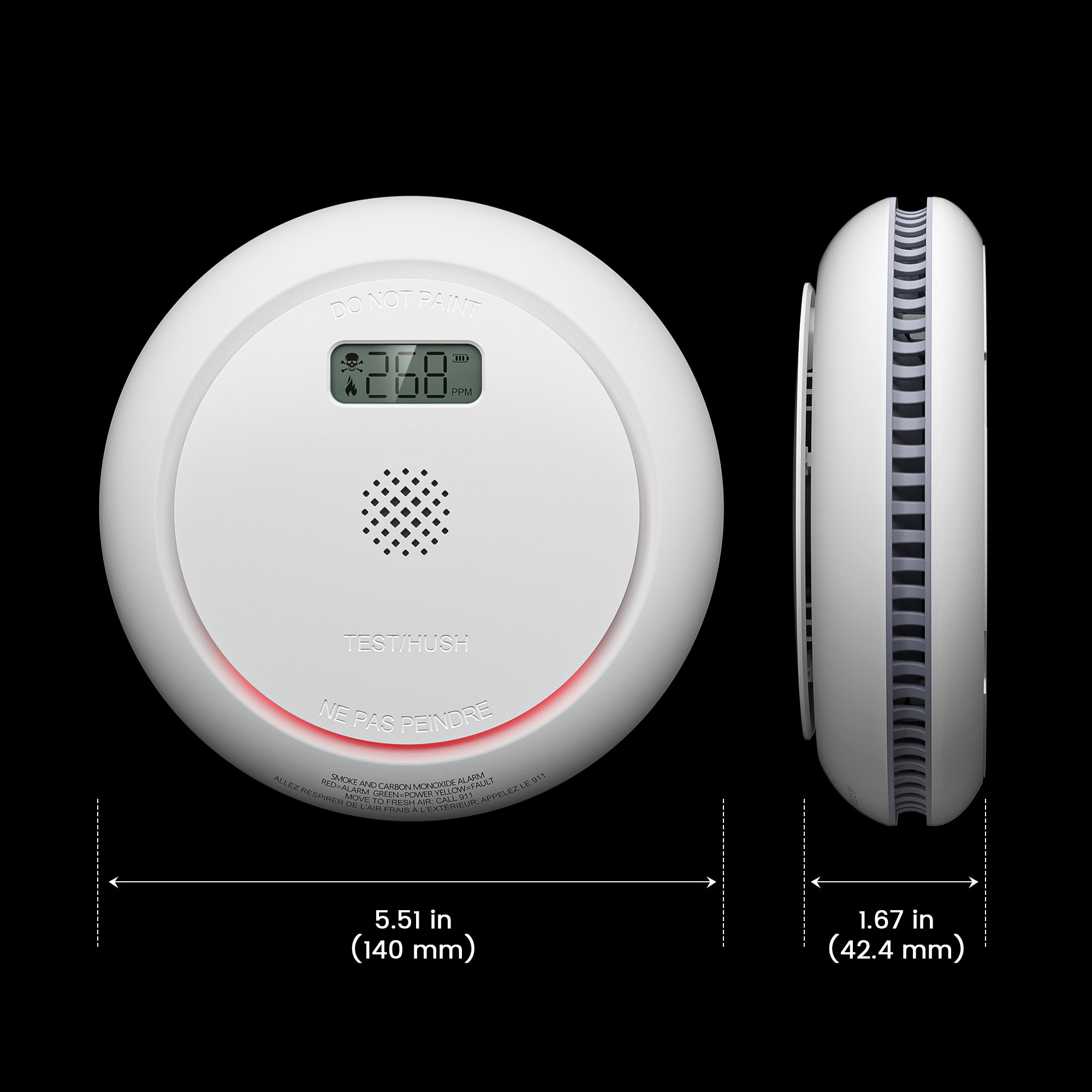 GS888A Single Station Combo Smoke & CO Alarm