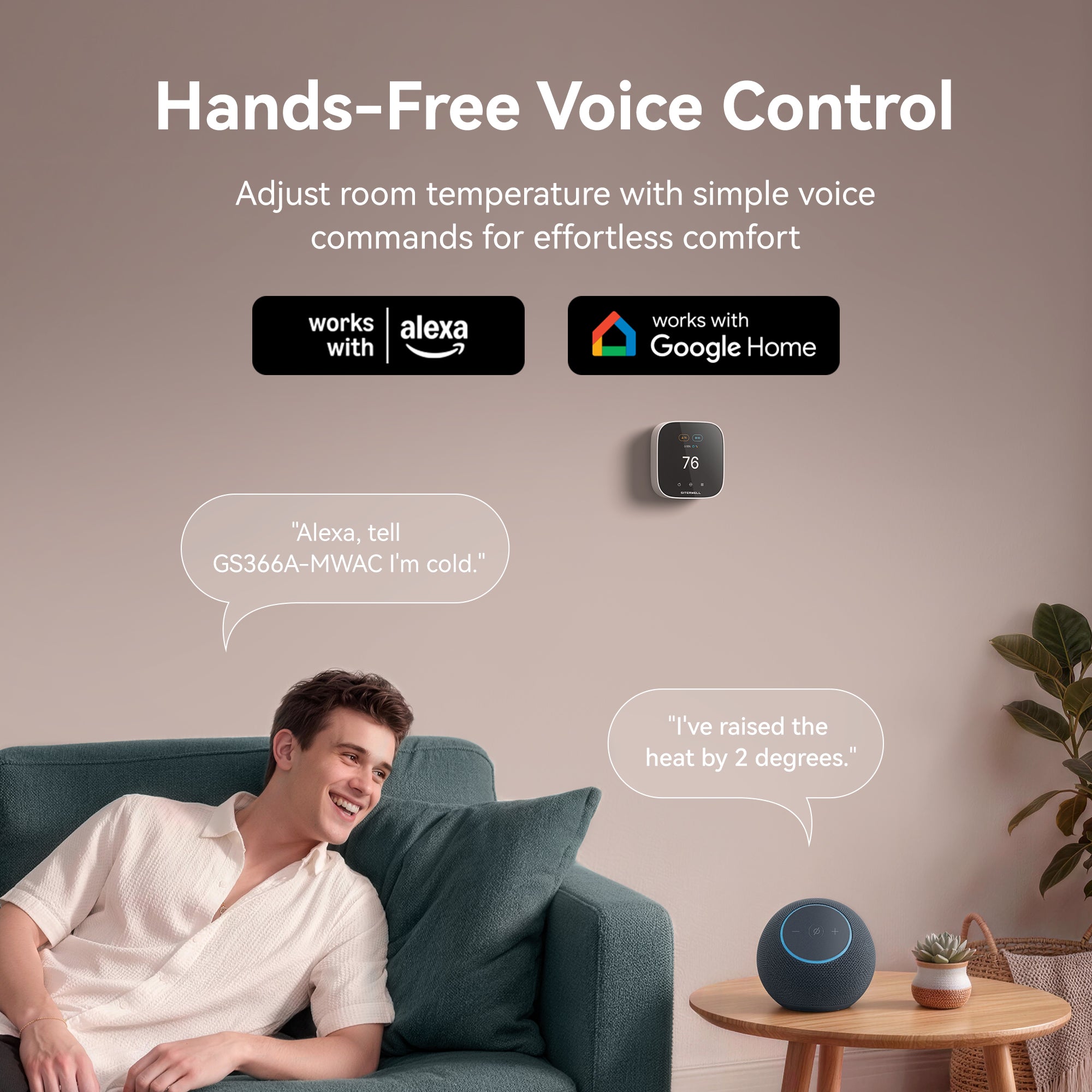 Siterwell Smart Thermostat GS366A-MWAC