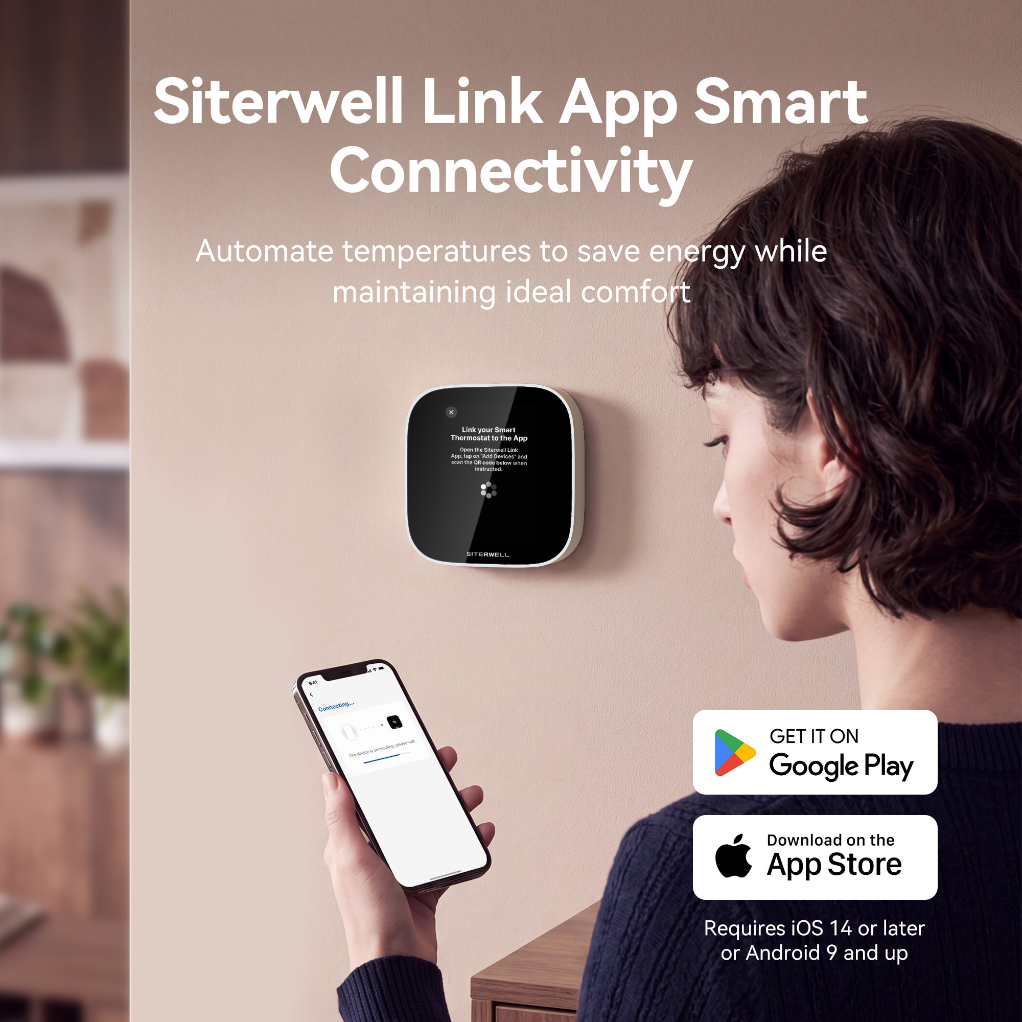Siterwell Smart Thermostat GS366A-MWAC
