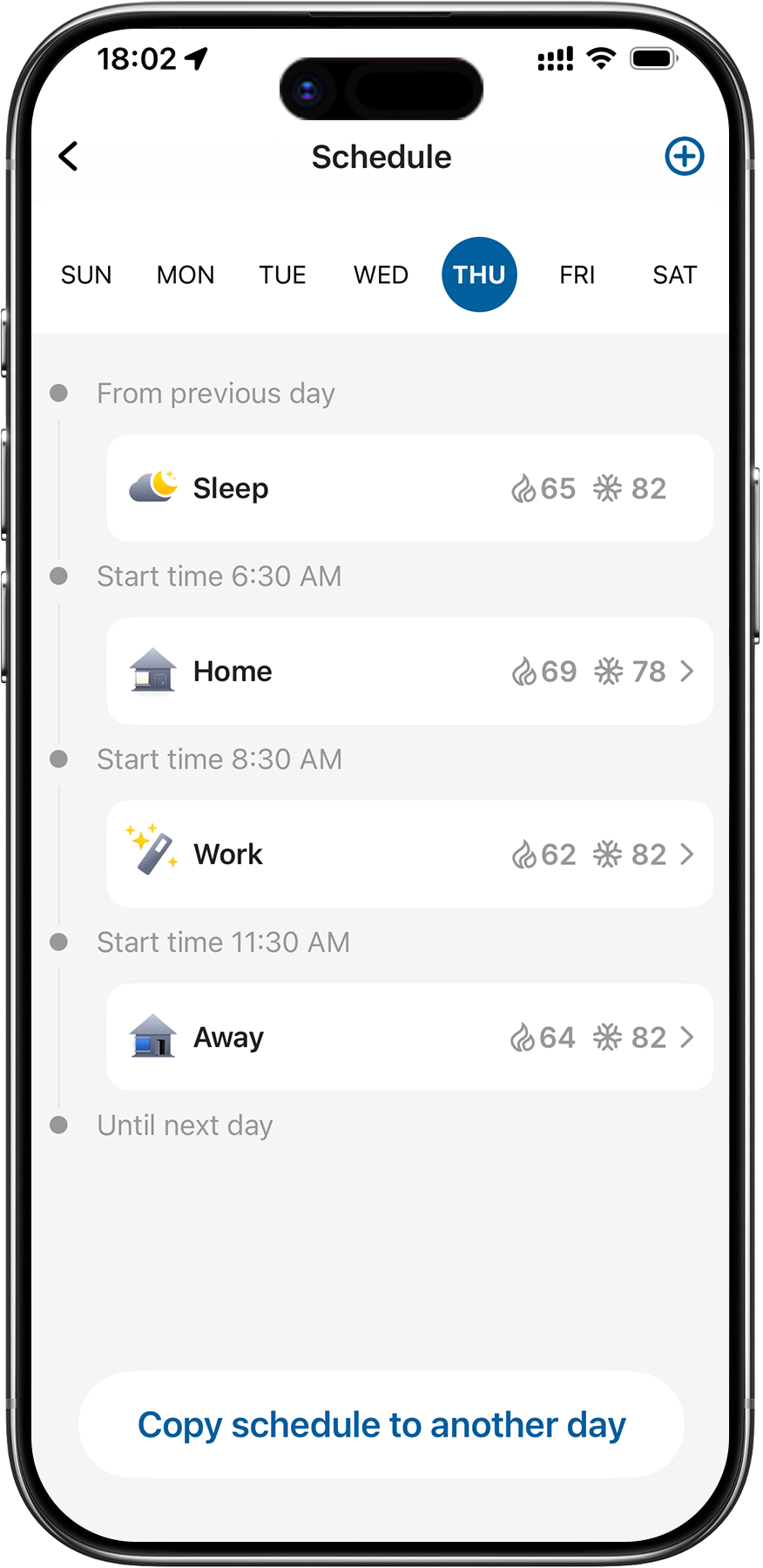 GS366 scheduling mobile app