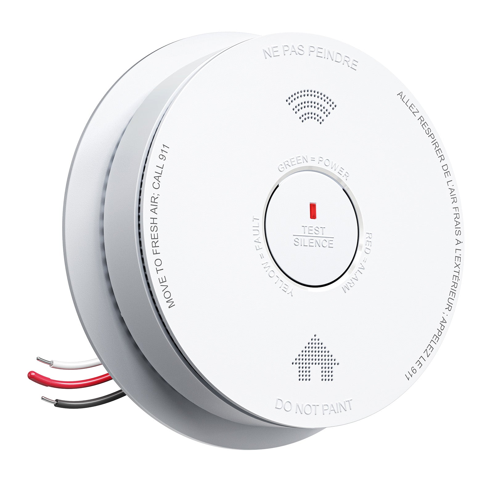 10-year Battery Hardwired Interconnected Smoke & Carbon Monoxide Combo Detector