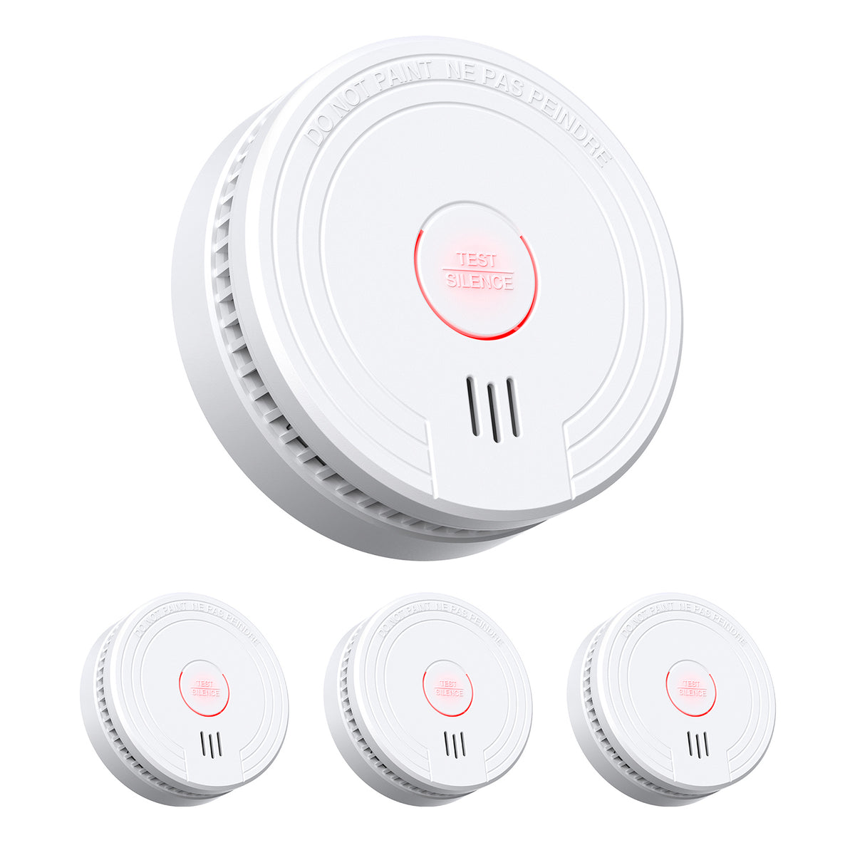 GS509A-2NCDR Photoelectric Smoke Detector with 9V Battery