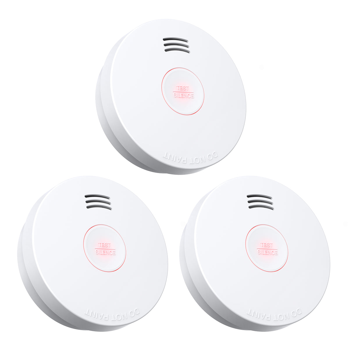 SITERWELL GS525A UL217 Listed Smoke Alarm(Detector) with Photoelectric Sensor, Low Battery & Fault Warning | 10 Year Battery