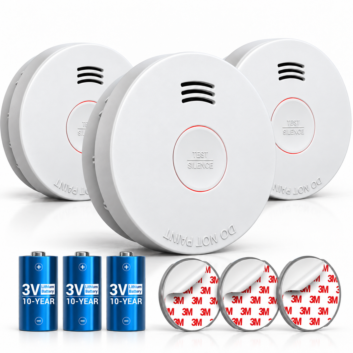 GS525A 10-Year Battery Photoelectric Smoke Detector