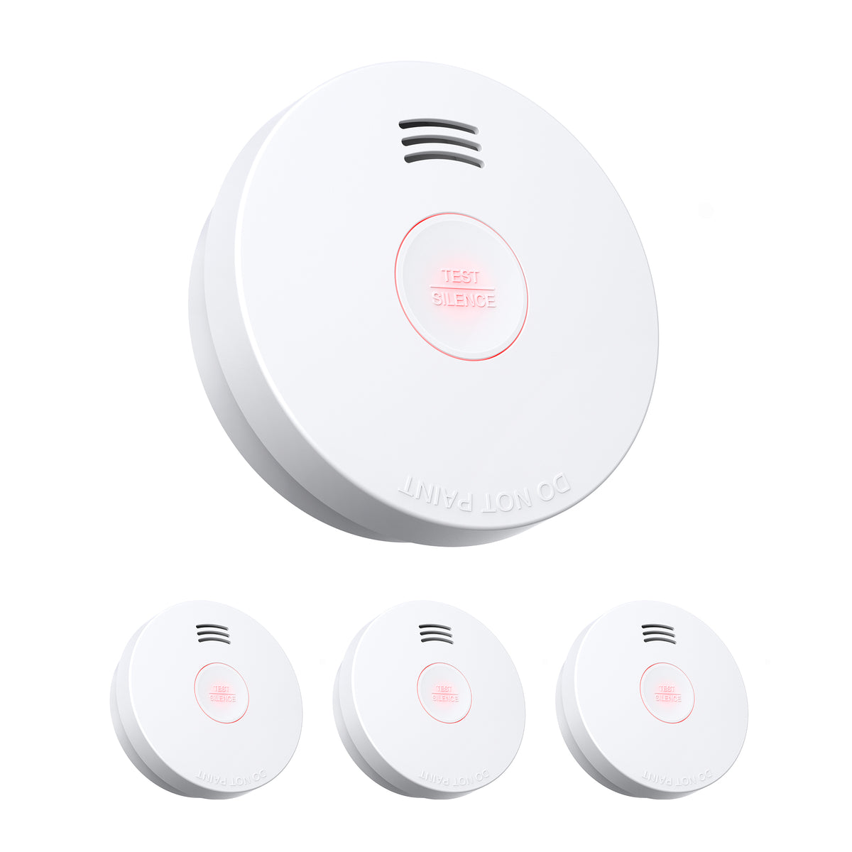 SITERWELL GS525A UL217 Listed Smoke Alarm(Detector) with Photoelectric Sensor, Low Battery & Fault Warning | 10 Year Battery