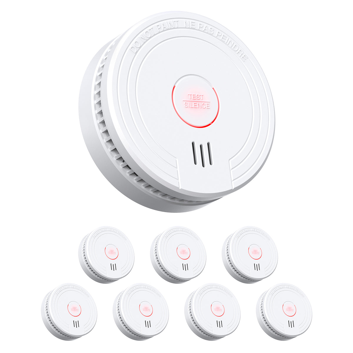 GS509A-2NCDR Photoelectric Smoke Detector with 9V Battery