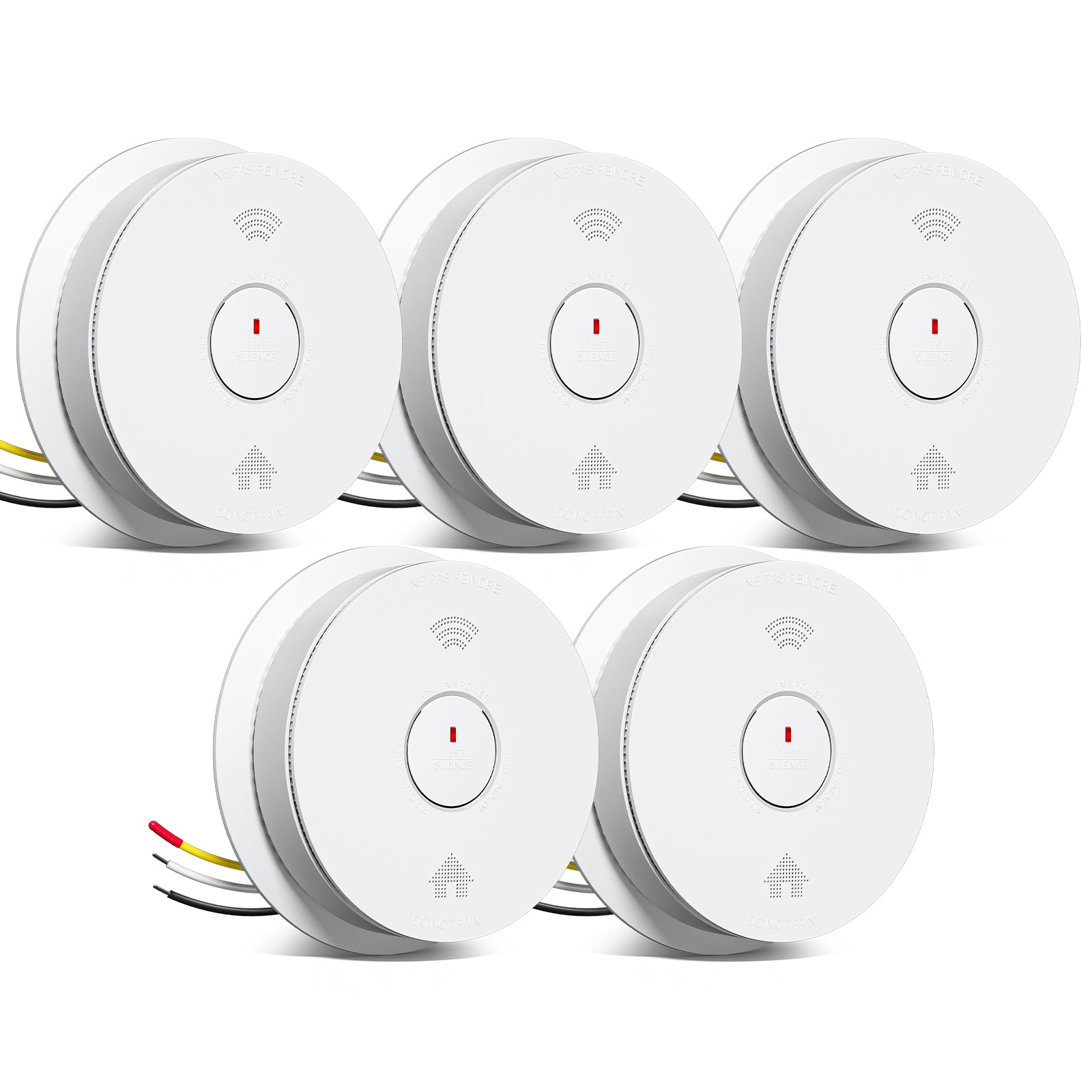 GS886F Hardwired Interconnected Combo Smoke & Carbon Monoxide Alarm