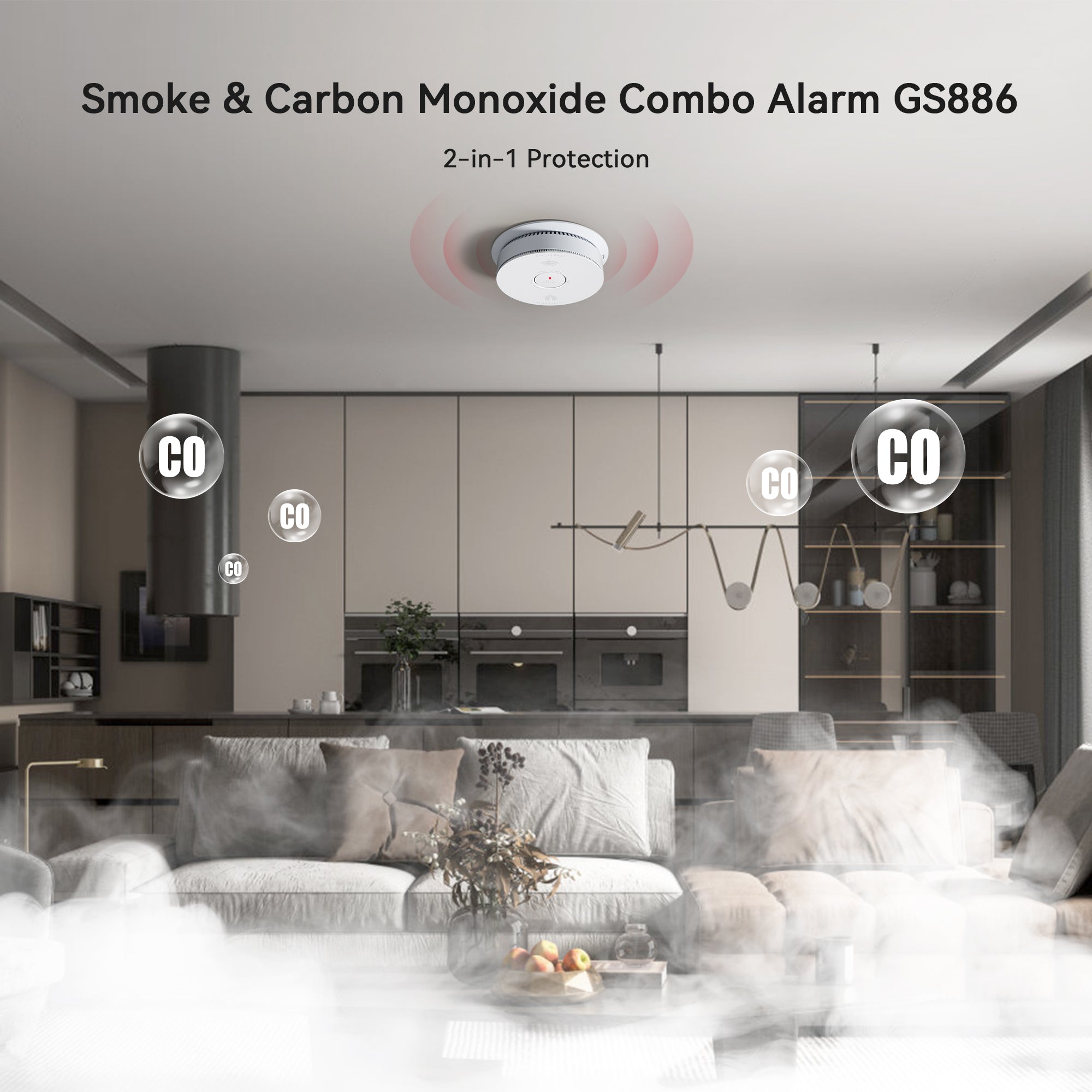 GS886 Smoke & Carbon Monoxide Detector