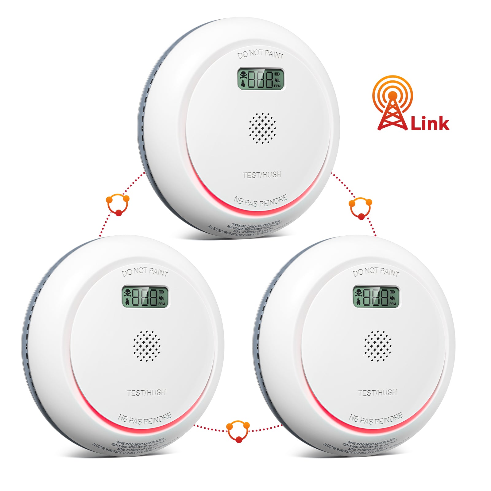 GS888C Wireless Interconnected Smoke & Carbon Monoxide Alarm