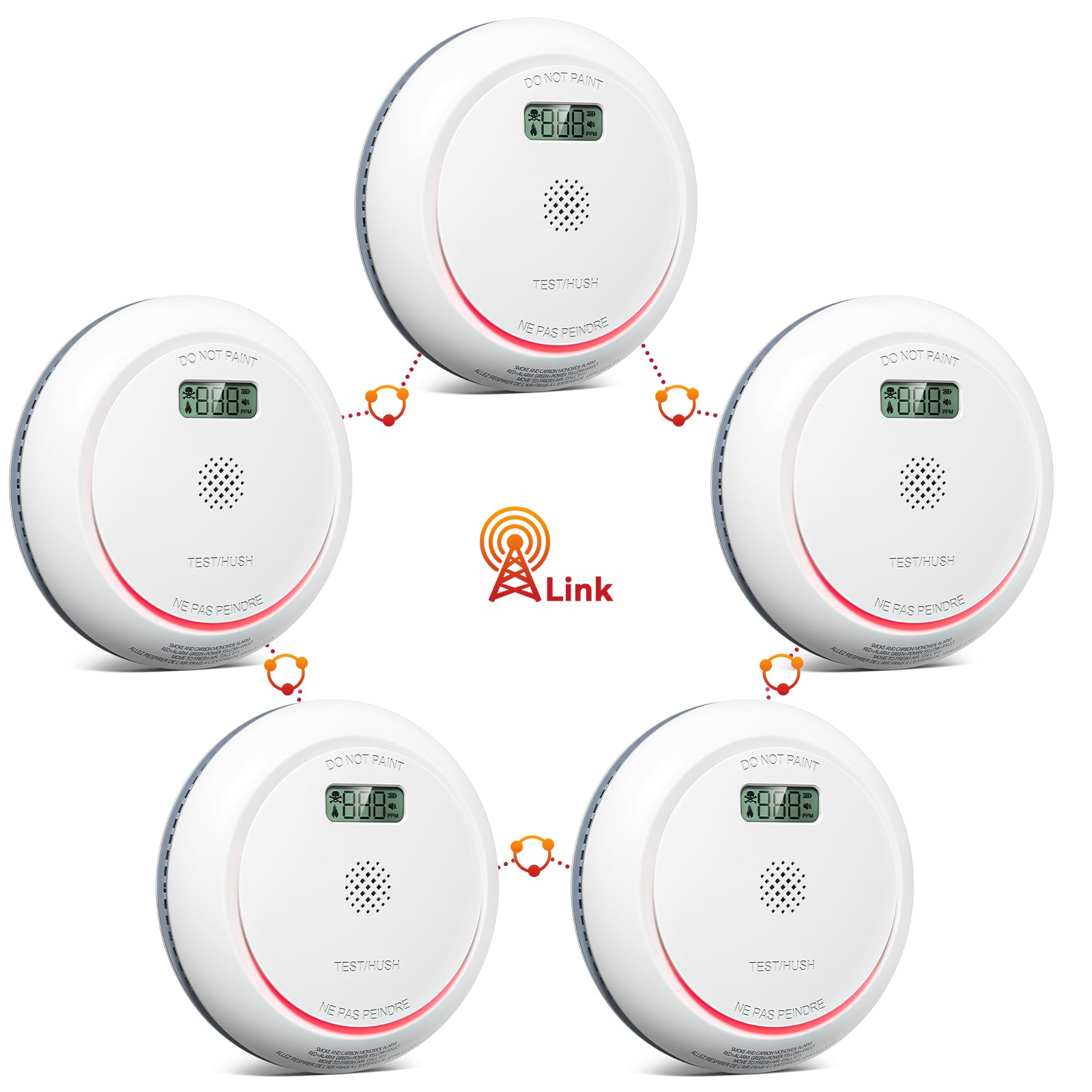 GS888C Wireless Interconnected Smoke & Carbon Monoxide Alarm