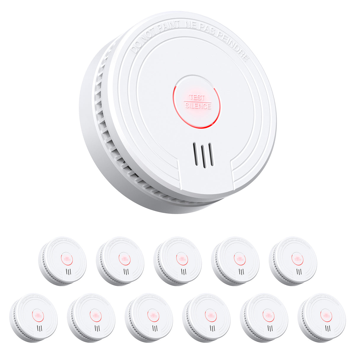 GS509A-2NCDR Photoelectric Smoke Detector with 9V Battery