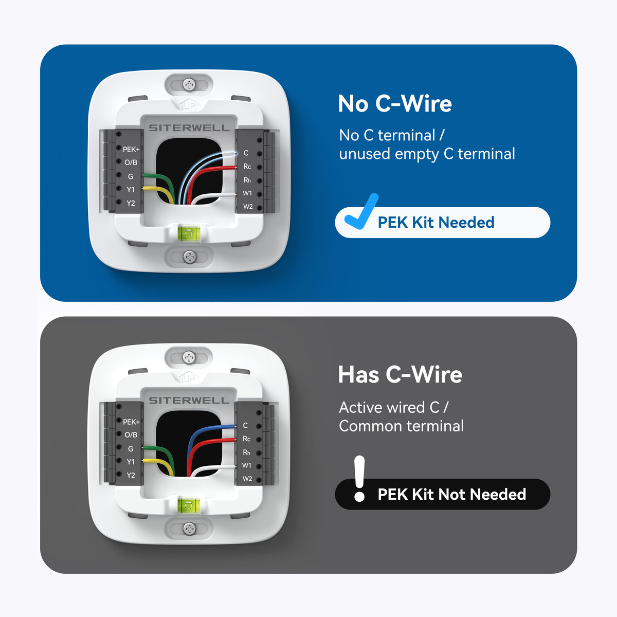 SITERWELL Smart Thermostate C-Wire Connector