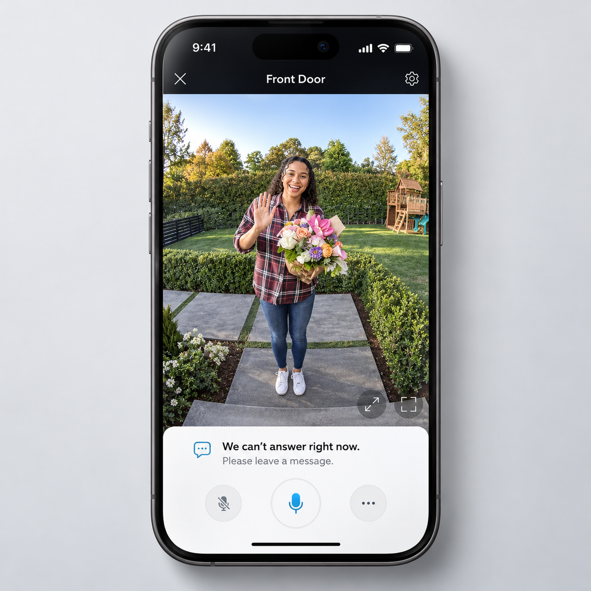Bell J9 Plus Wireless Video Doorbell with 180° Head-to-Toe View