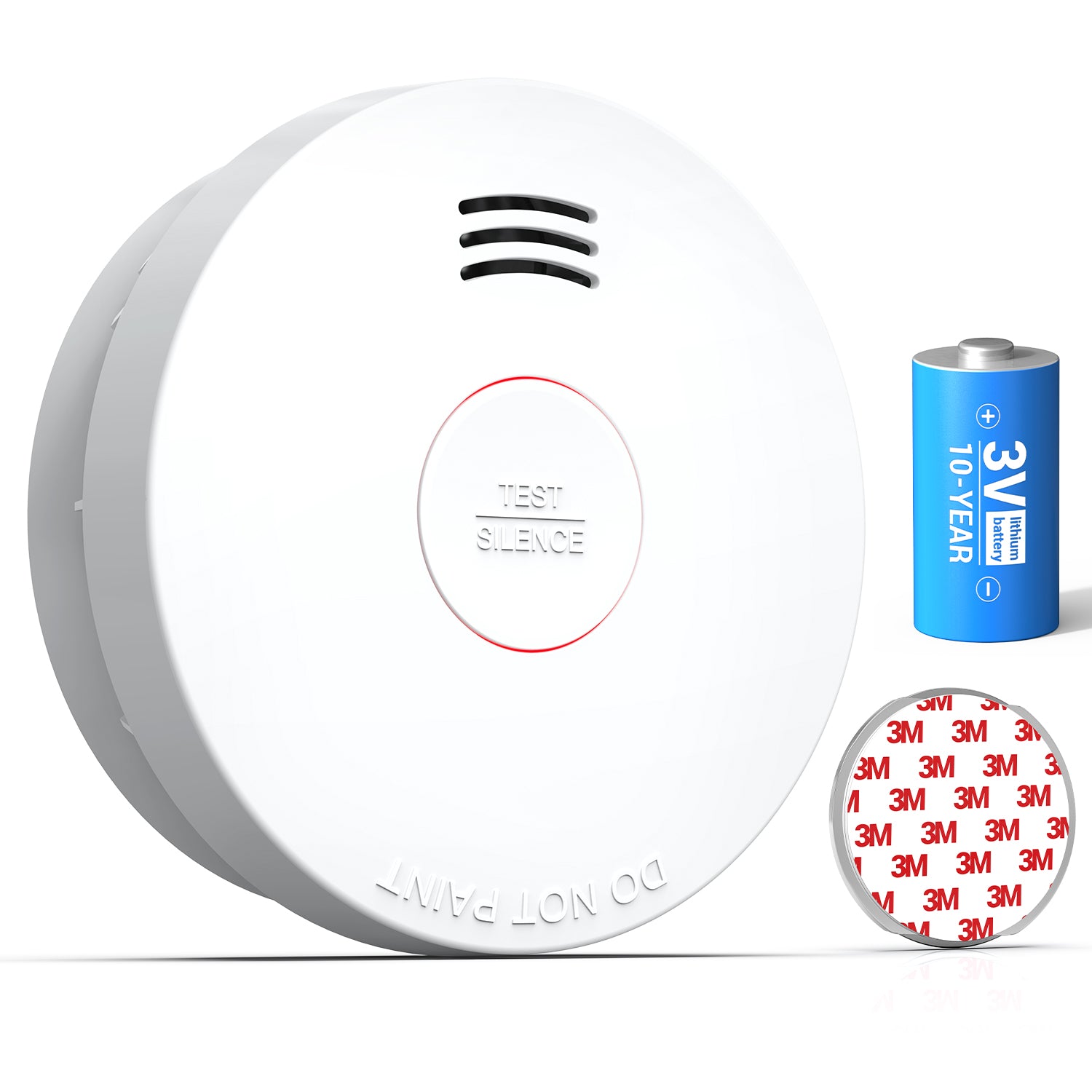 GS525A 10-Year Battery Smoke Alarm UL217-9th Listed