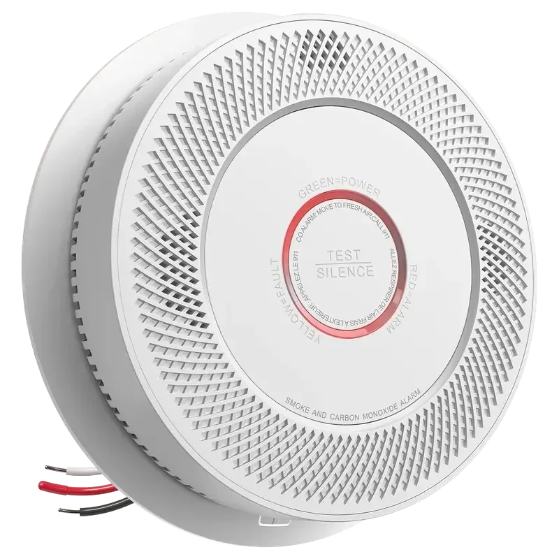 SITERWELL A8612B-6AR hardwired smoke and CO detector user manual