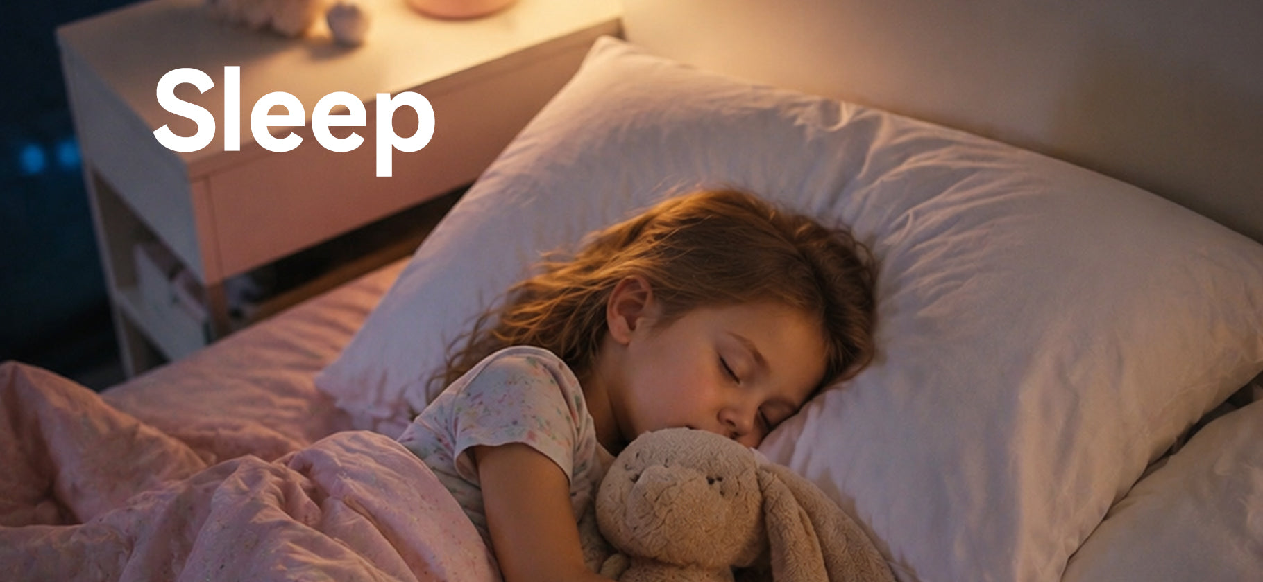 Child sleeping comfortably with GS366 Sleep mode