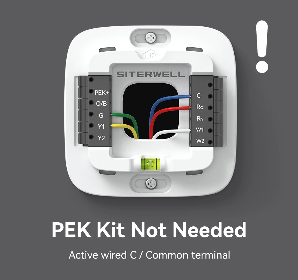 PEK kit not needed when an active C-wire is correctly connected.